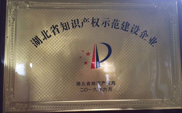 湖北昌利公司榮獲“知識產權示范建設企業”稱號 湖北昌利公司榮獲“知識產權示范建設企業”稱號