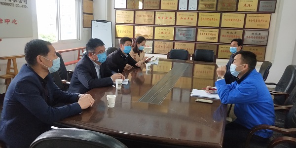 省督查組鄭處長一行領導來湖北昌利公司調研 省督查組鄭處長一行領導來湖北昌利公司調研